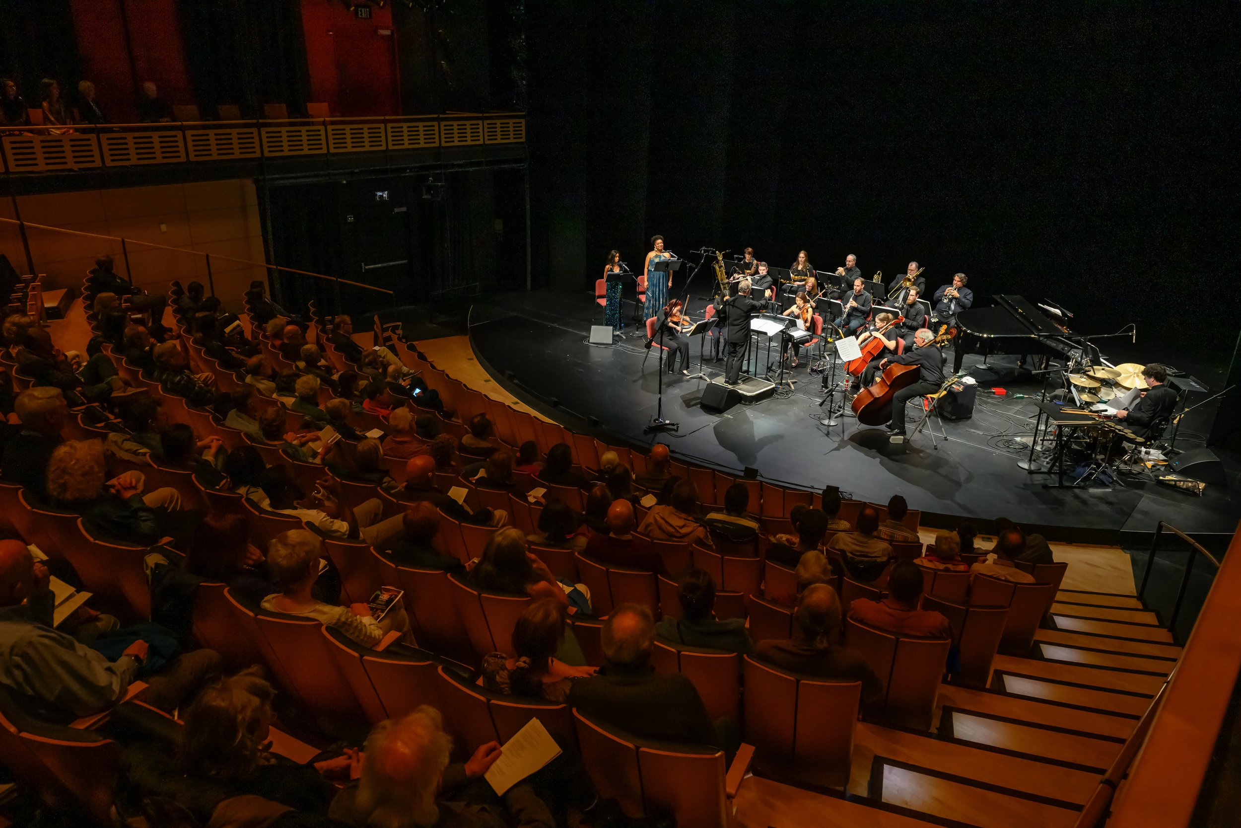Brian O'Neill on drumset with Albany Symphony Dogs of Desire (American Music Festival) 