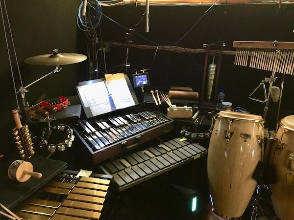 Hairspray musical - percussion setup