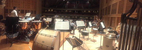 Percussion section - Portland Symphony